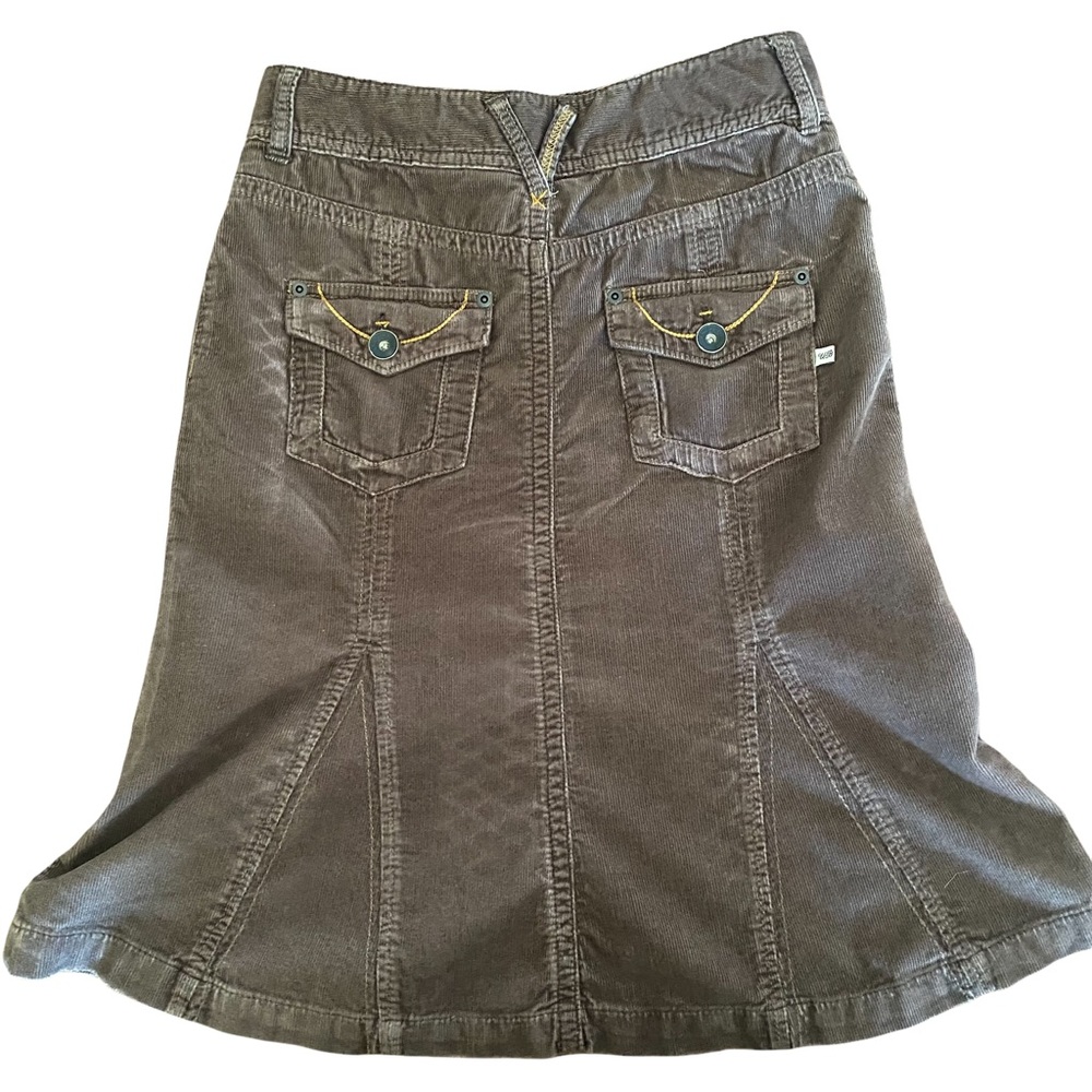 Vintage 90s Corduroy Skirt Brown Union Bay D - Picture 2 of 10